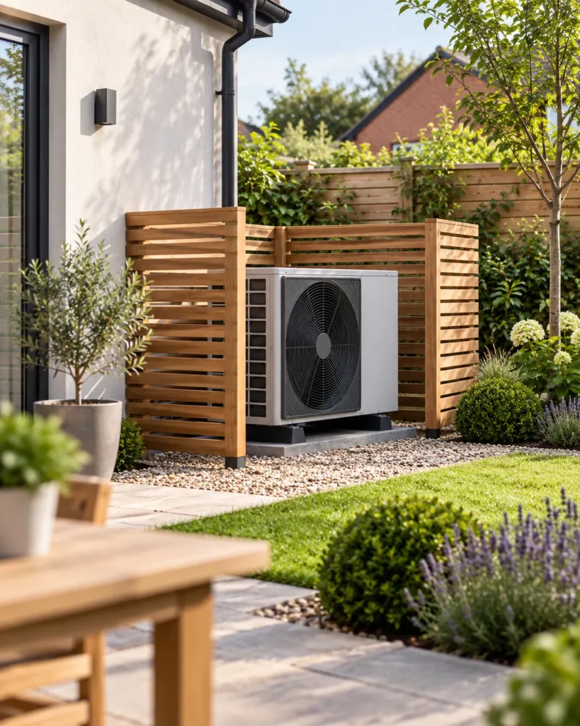 Air Source Heat Pump Safety and fencing