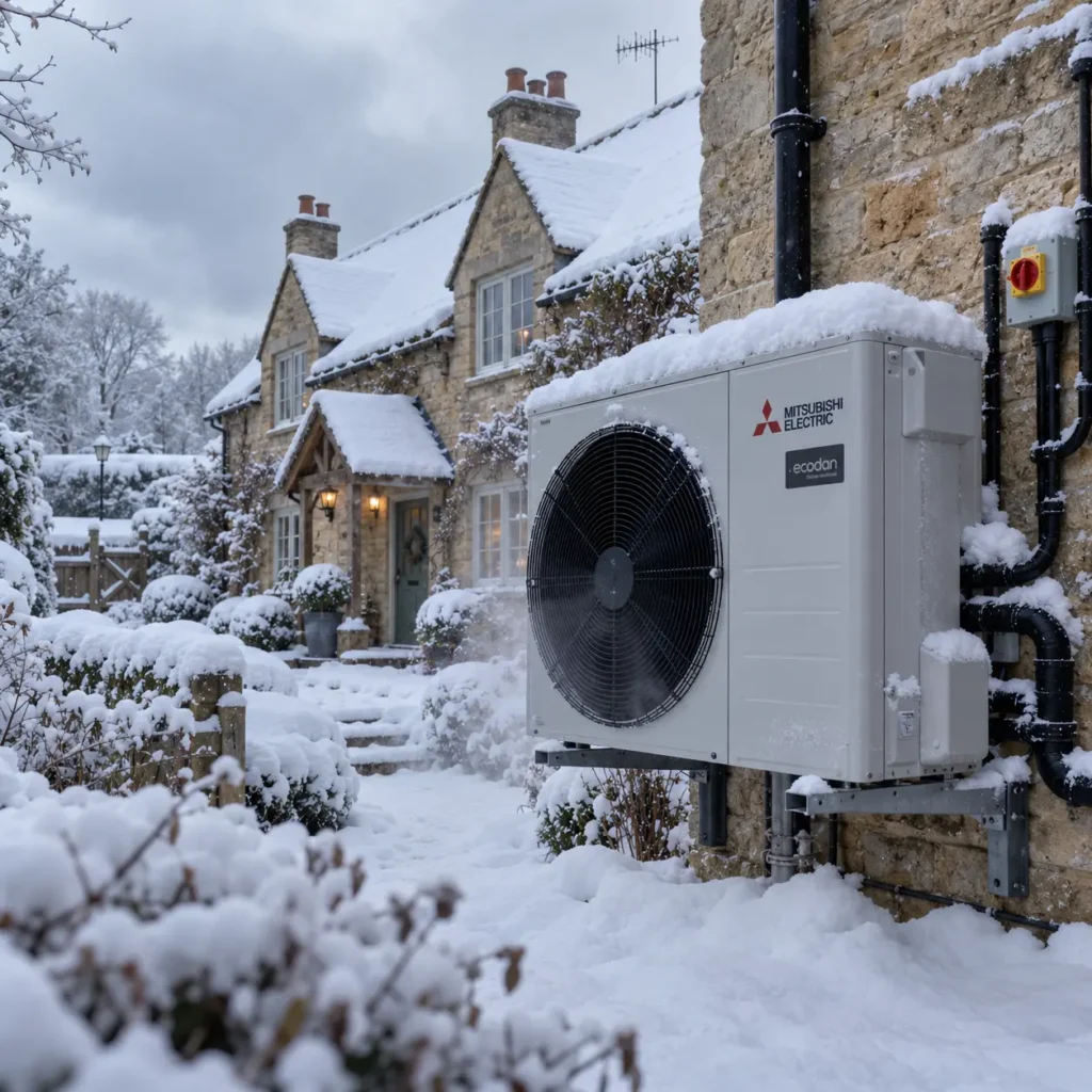 Air source heat pump in winters